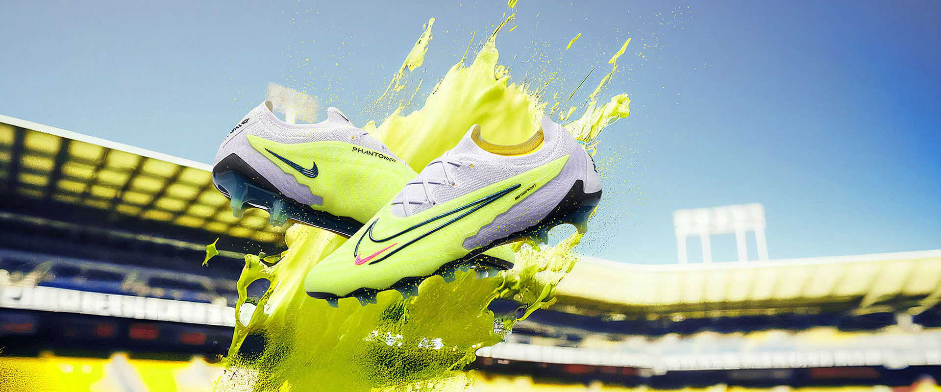 Nike Phantom GX Elite FG Football Boots Barely Volt/Gridiron/Barely Grape