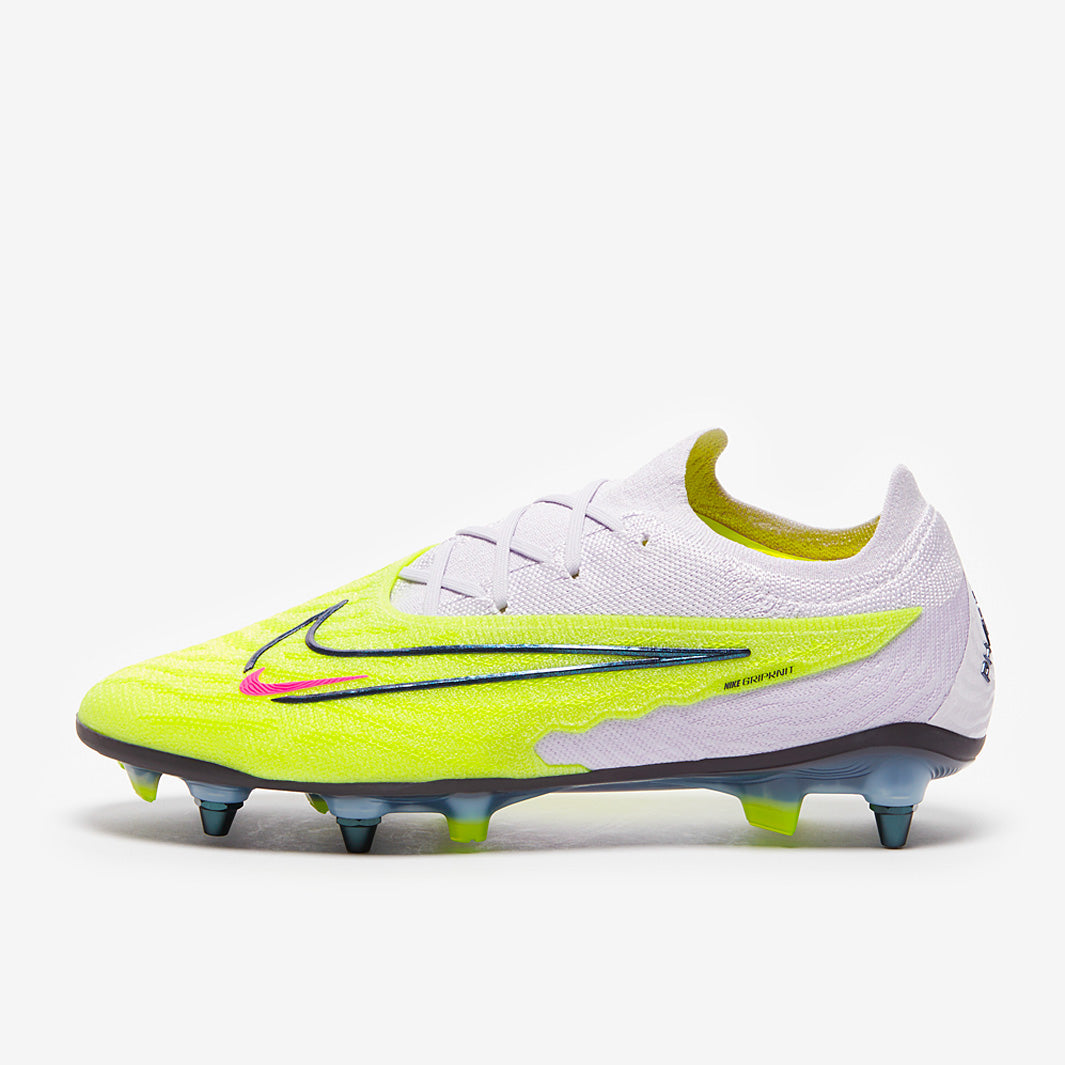 Nike Phantom GX Elite SG-Pro Player Edition Football Boots Barely Volt/Gridiron/Barely Grape