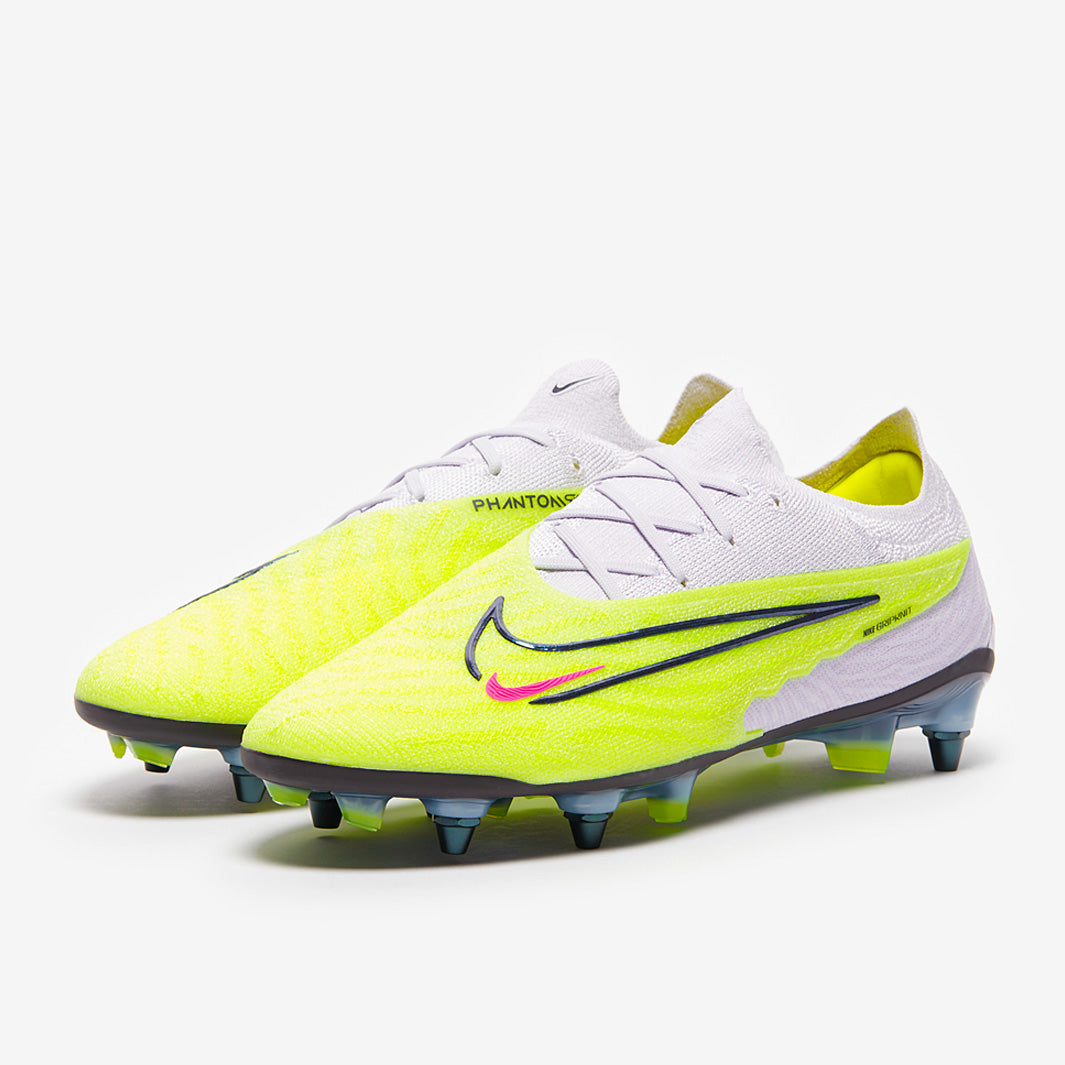 Nike Phantom GX Elite SG-Pro Player Edition Football Boots Barely Volt/Gridiron/Barely Grape