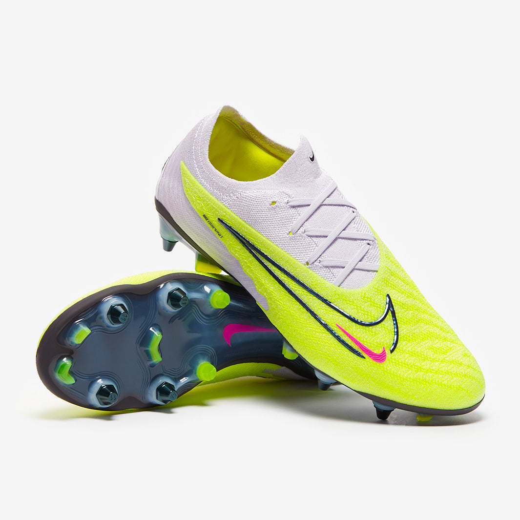 Nike Phantom GX Elite SG-Pro Player Edition Football Boots Barely Volt/Gridiron/Barely Grape