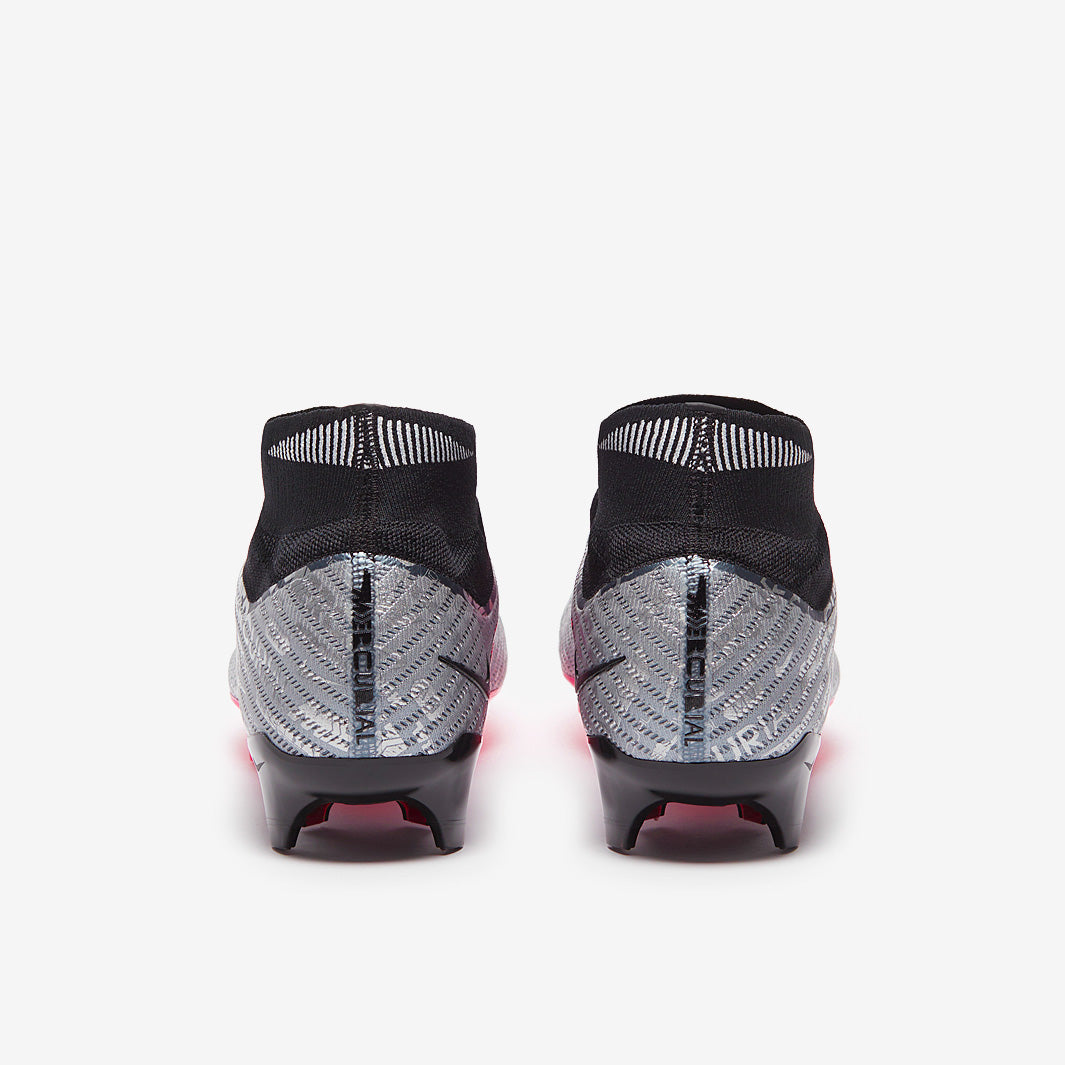Nike Air Zoom Mercurial Superfly IX Elite XXV FG Football Boots Metallic Silver/Hyper Pink/Black