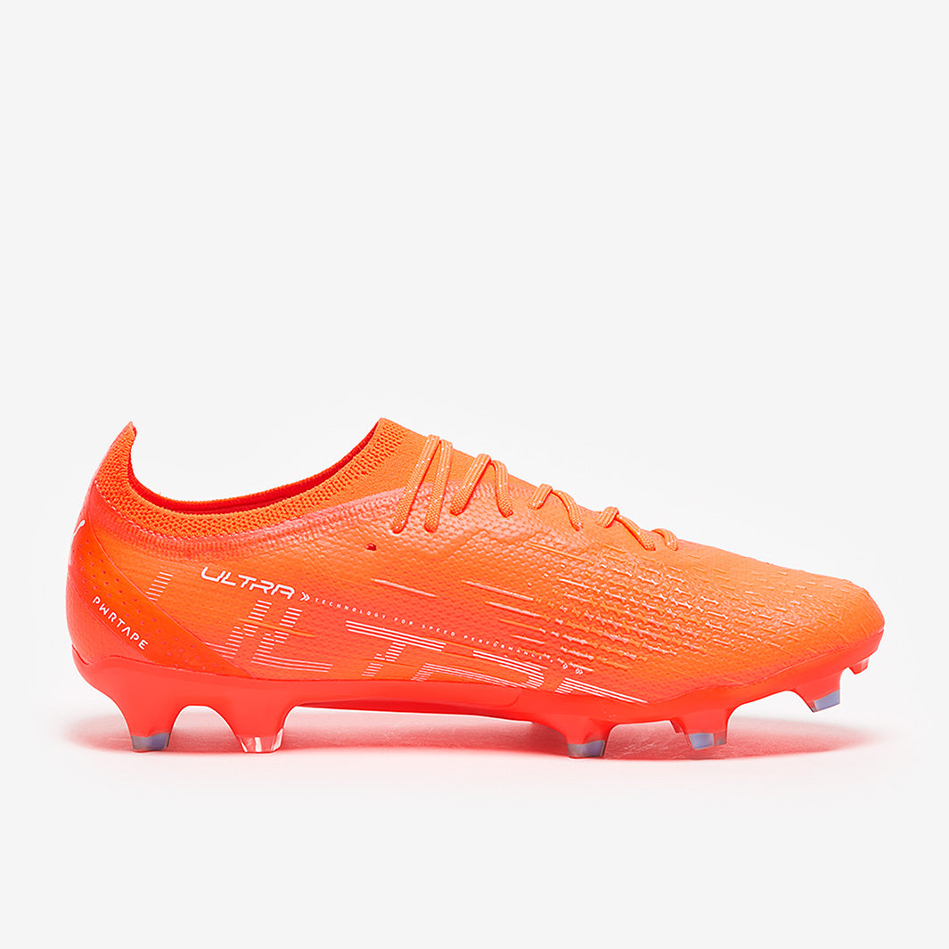 Puma Ultra Ultimate FG/AG Football Boots Puma Ultra Orange/Puma White/Blue Glimmer