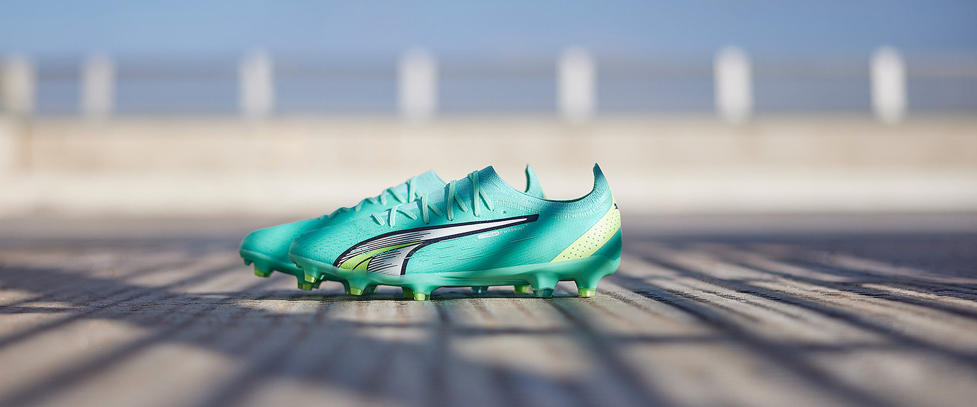 Puma Ultra Ultimate FG/AG Football Boots Electric Peppermint/Puma White/Fast Yellow