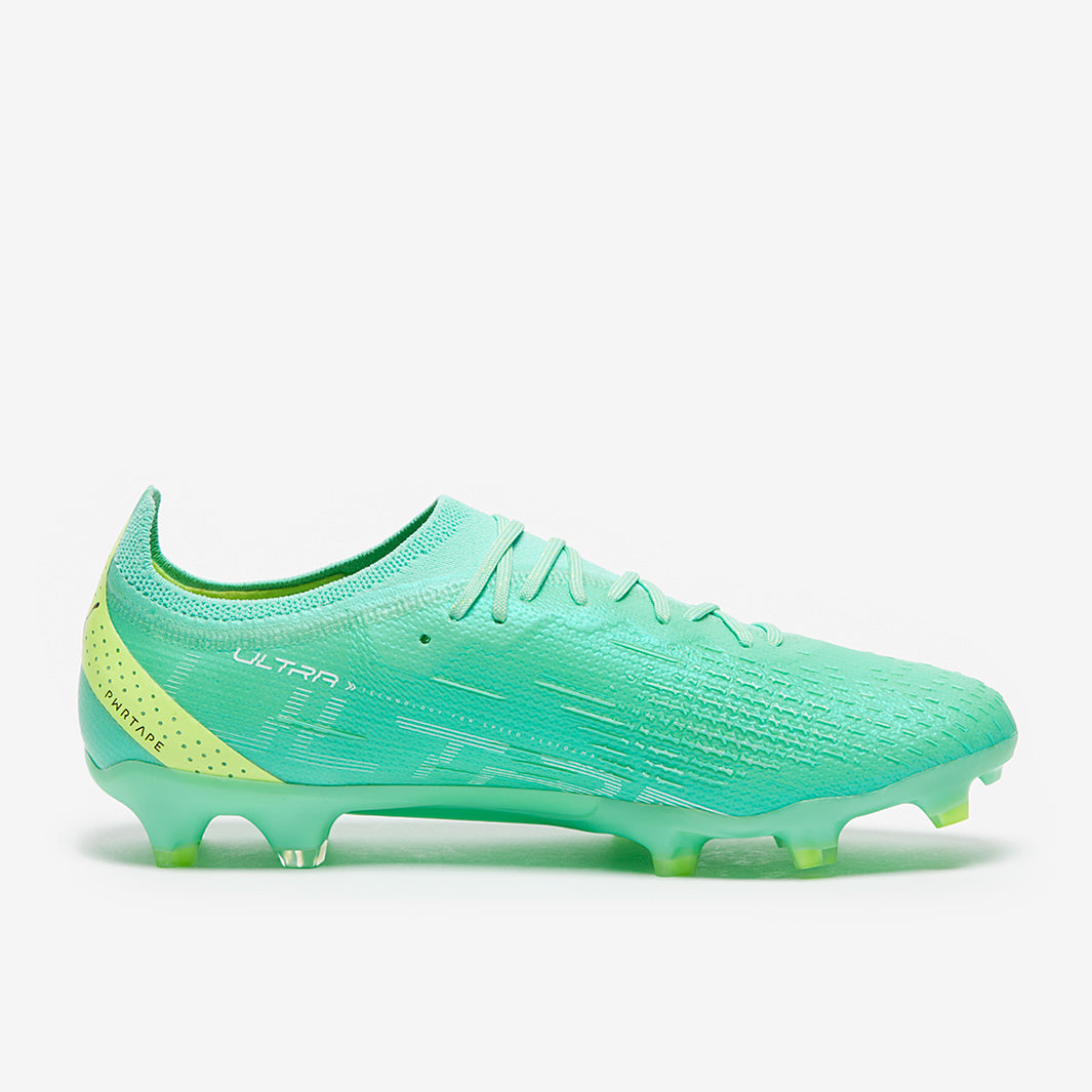 Puma Ultra Ultimate FG/AG Football Boots Electric Peppermint/Puma White/Fast Yellow