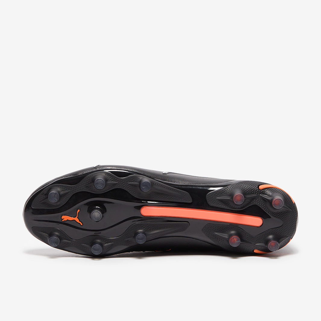 Puma King Ultimate FG/AG Football Boots Puma Black/Silver/Puma Ultra Orange
