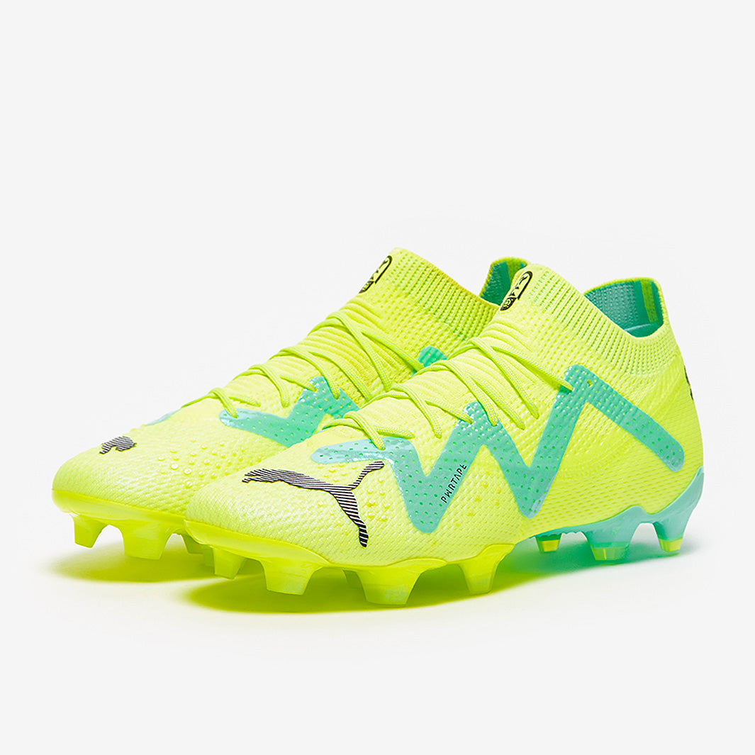 Puma Women's Future Ultimate FG/AG Football Boots Fast Yellow/Puma Black/Electric Peppermint