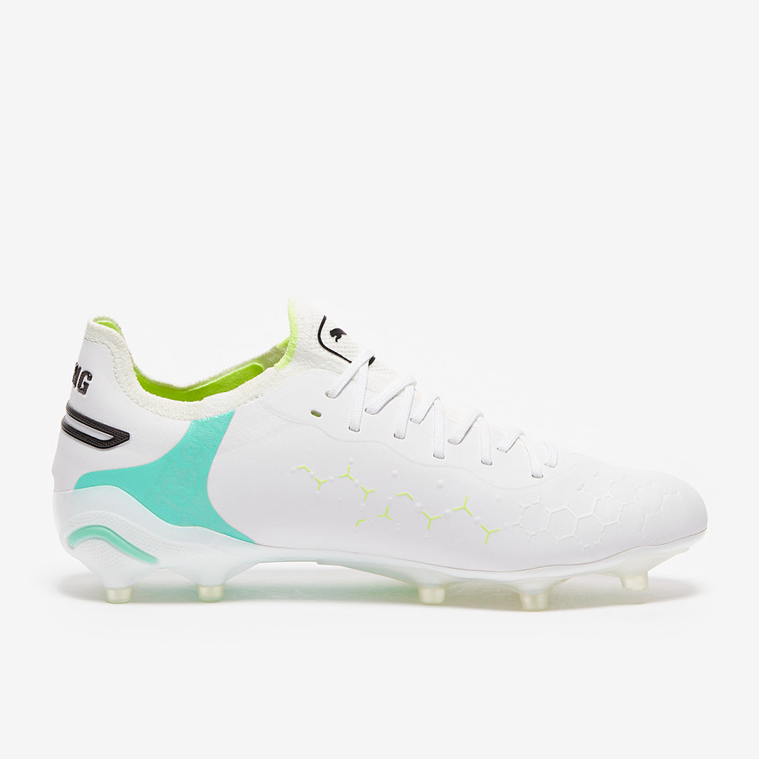 Puma Women's King Ultimate FG/AG Football Boots Puma White/Puma Black/Fast Yellow/Electric Peppermint