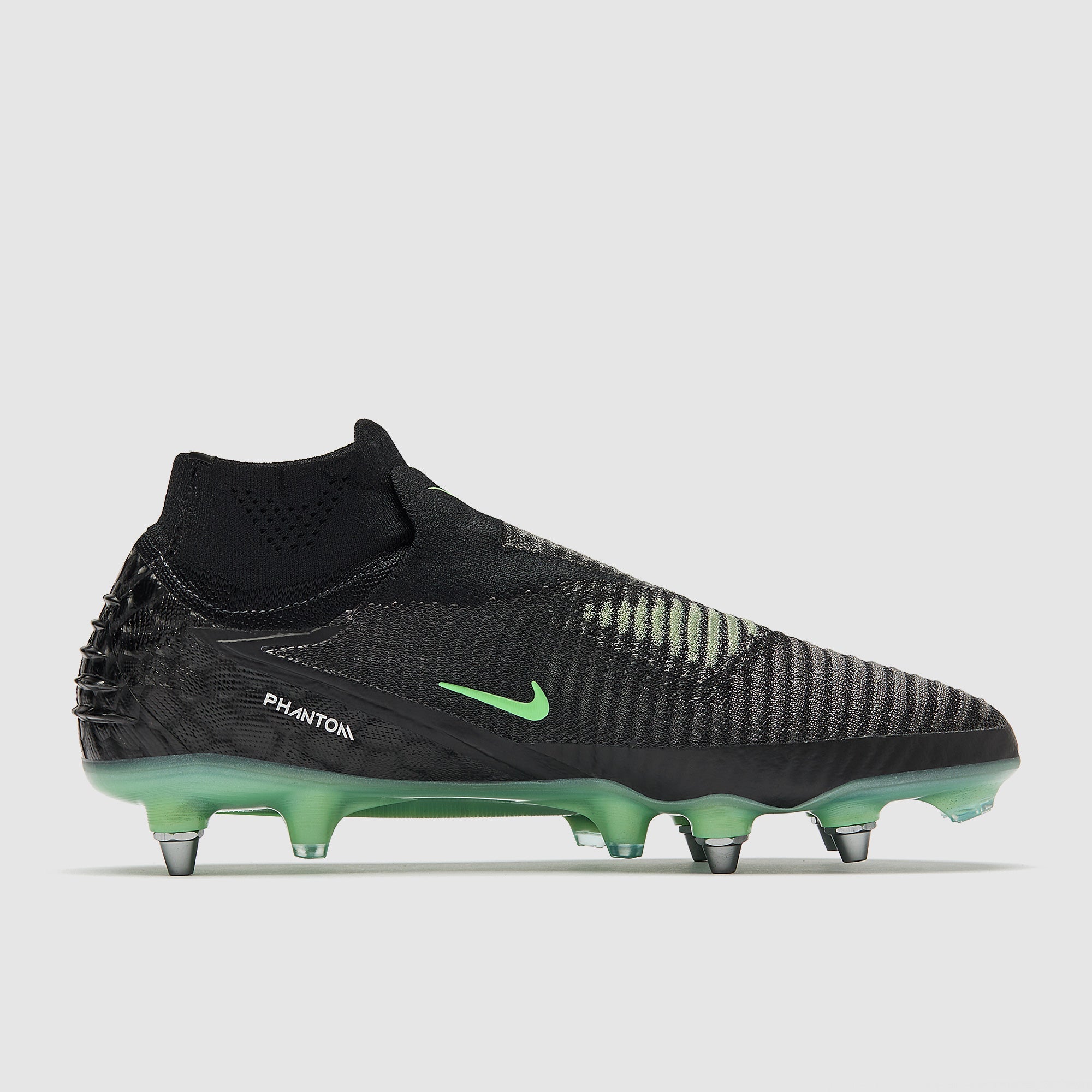 Nike Phantom 6 Elite High SG-Pro Player Edition Football Boots Black/Illusion Green