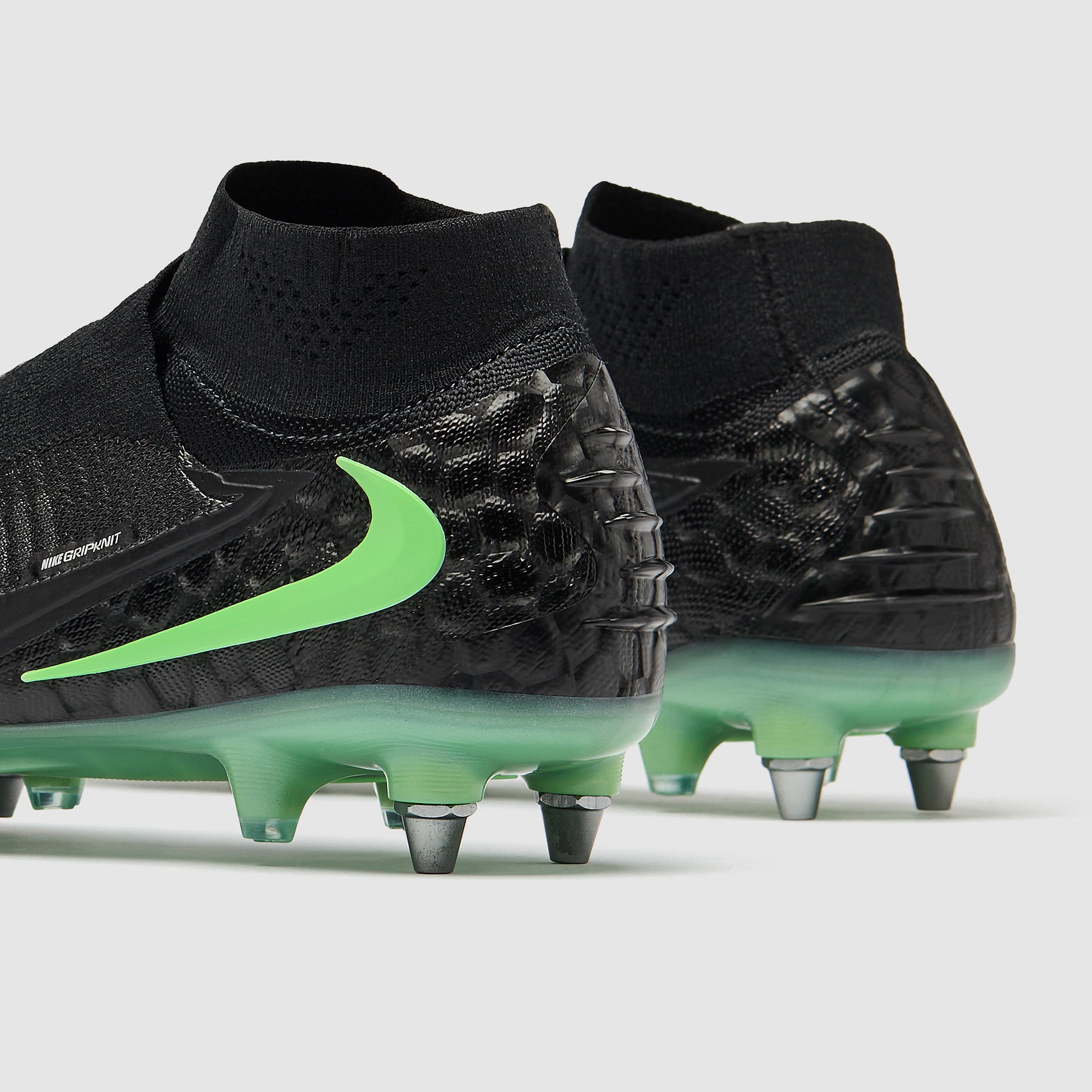Nike Phantom 6 Elite High SG-Pro Player Edition Football Boots Black/Illusion Green