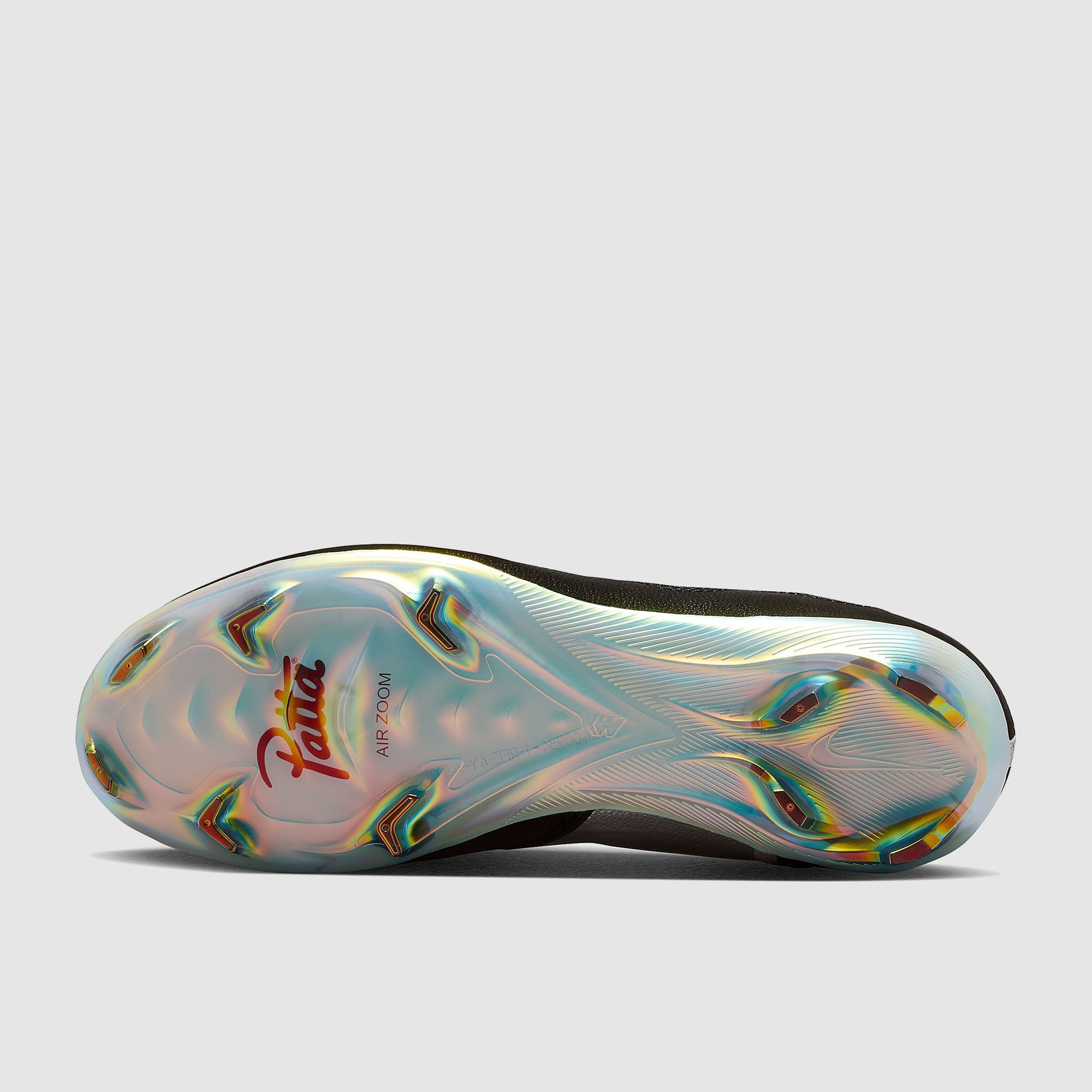 Nike Kids Air Zoom Mercurial Vapor XVI Elite x Patta SE FG Football Boots Chrome/Black/White