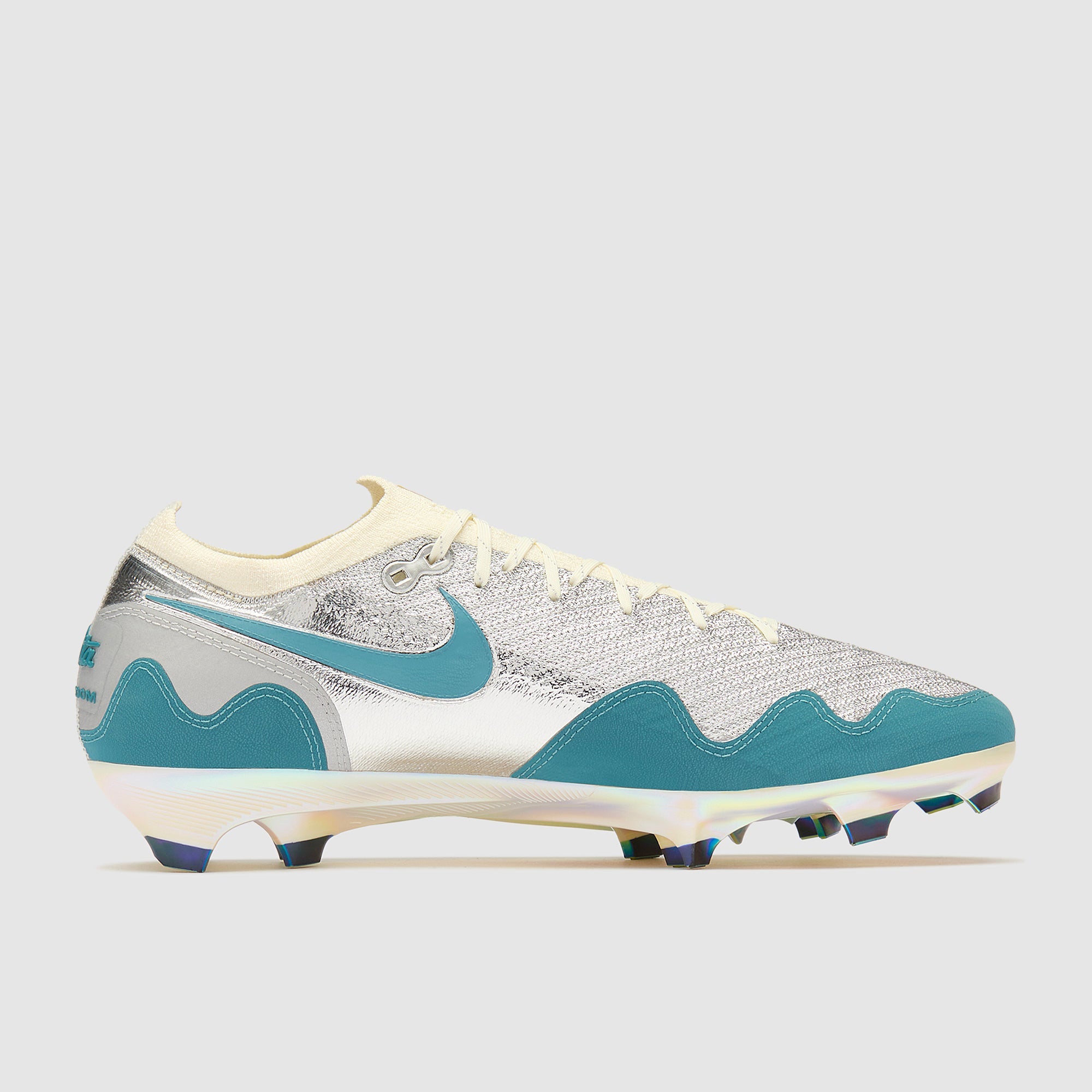 Nike Air Zoom Mercurial Vapor XVI Elite x Patta SE FG Football Boots Chrome/Noise Aqua/White