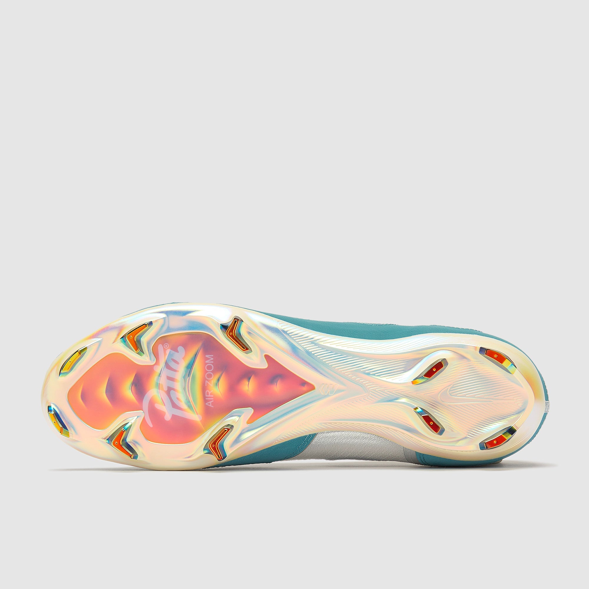 Nike Air Zoom Mercurial Vapor XVI Elite x Patta SE FG Football Boots Chrome/Noise Aqua/White