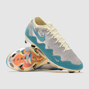 Nike Air Zoom Mercurial Vapor XVI Elite x Patta SE FG Football Boots Chrome/Noise Aqua/White