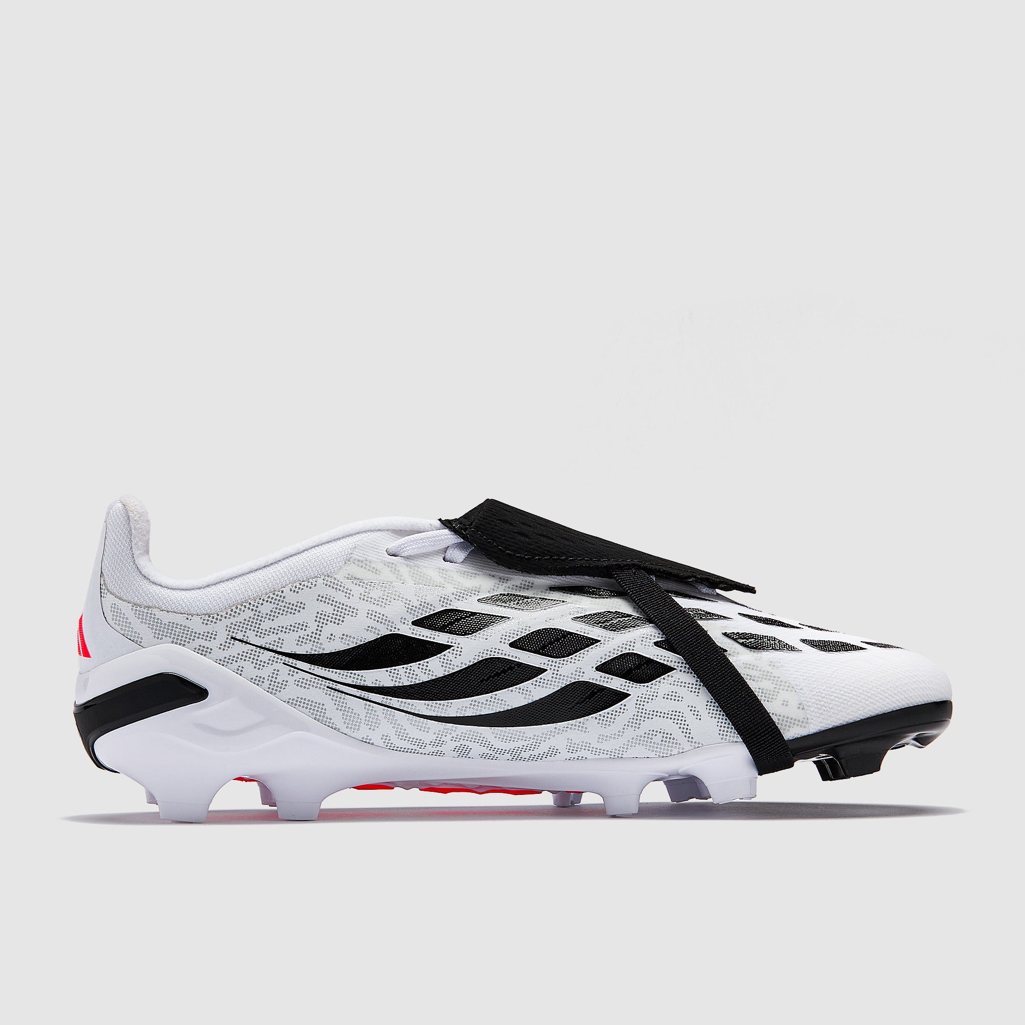 Adidas Kids Predator Elite Tongue FG Football Boots Ftwr White/Solar Turbo/Core Black