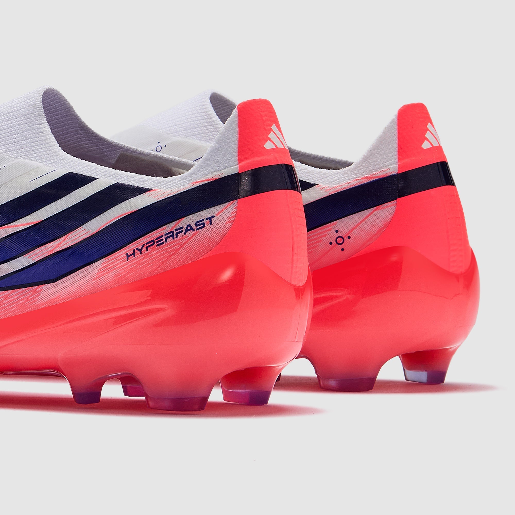 Adidas Kids F50 Hyperfast Elite Laceless FG Football Boots Ftwr White/Solar Purple/Solar Turbo