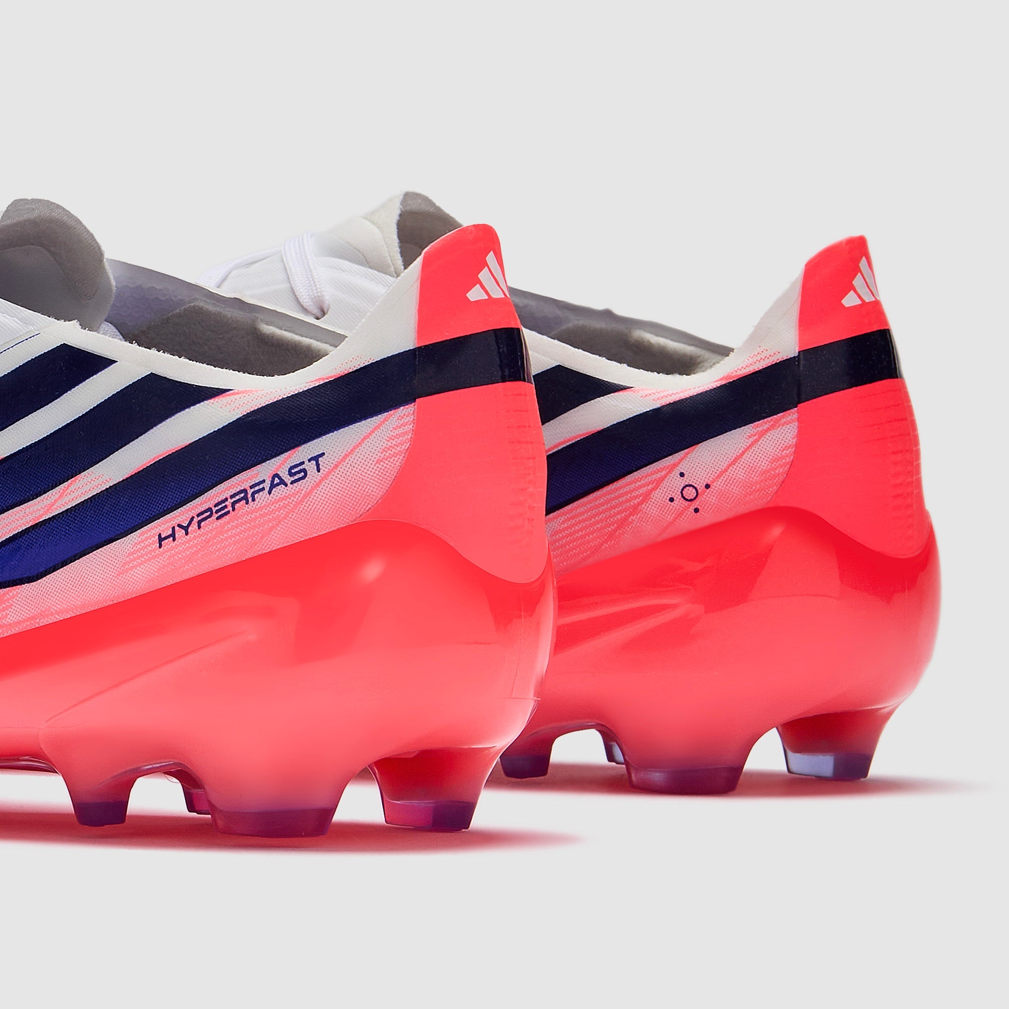 Adidas Kids F50 Hyperfast Elite FG Football Boots Ftwr White/Solar Purple/Solar Turbo